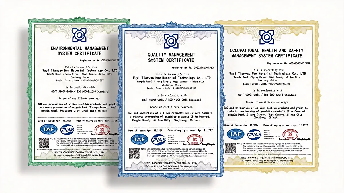 ISO Certifications