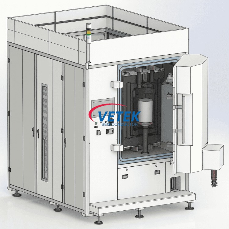 Tungku pertumbuhan kristal SiC pemanas resistensi berukuran besar