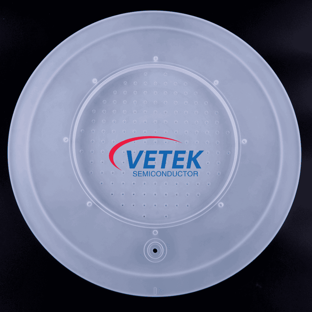 Pelat distribusi gas kuarsa